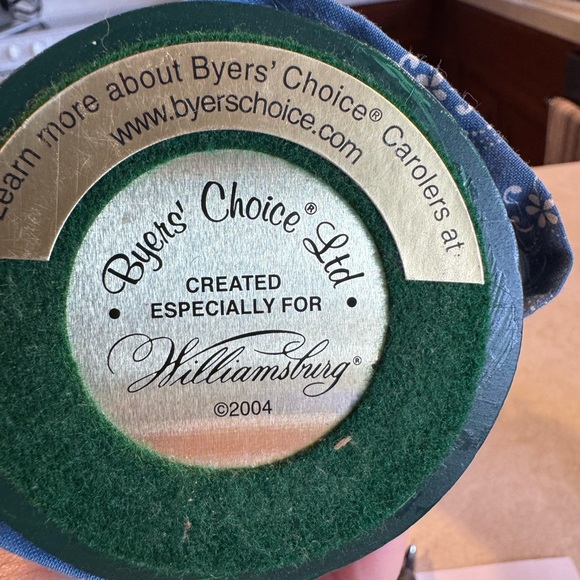 Byers’ Choice Balladeer Girl Violinist Violin & Bow...